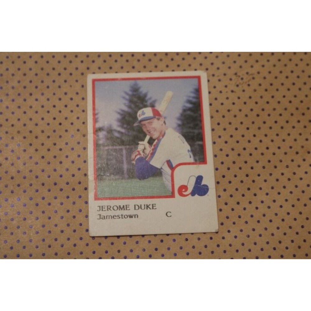 Jerome Duke Baseball Card (1986)